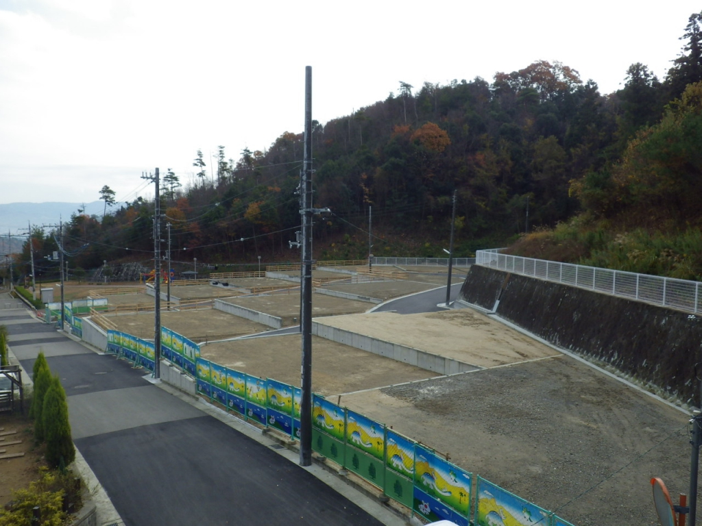 猪名川町つつじヶ丘 土地取得～開発工事竣工後、一括売却